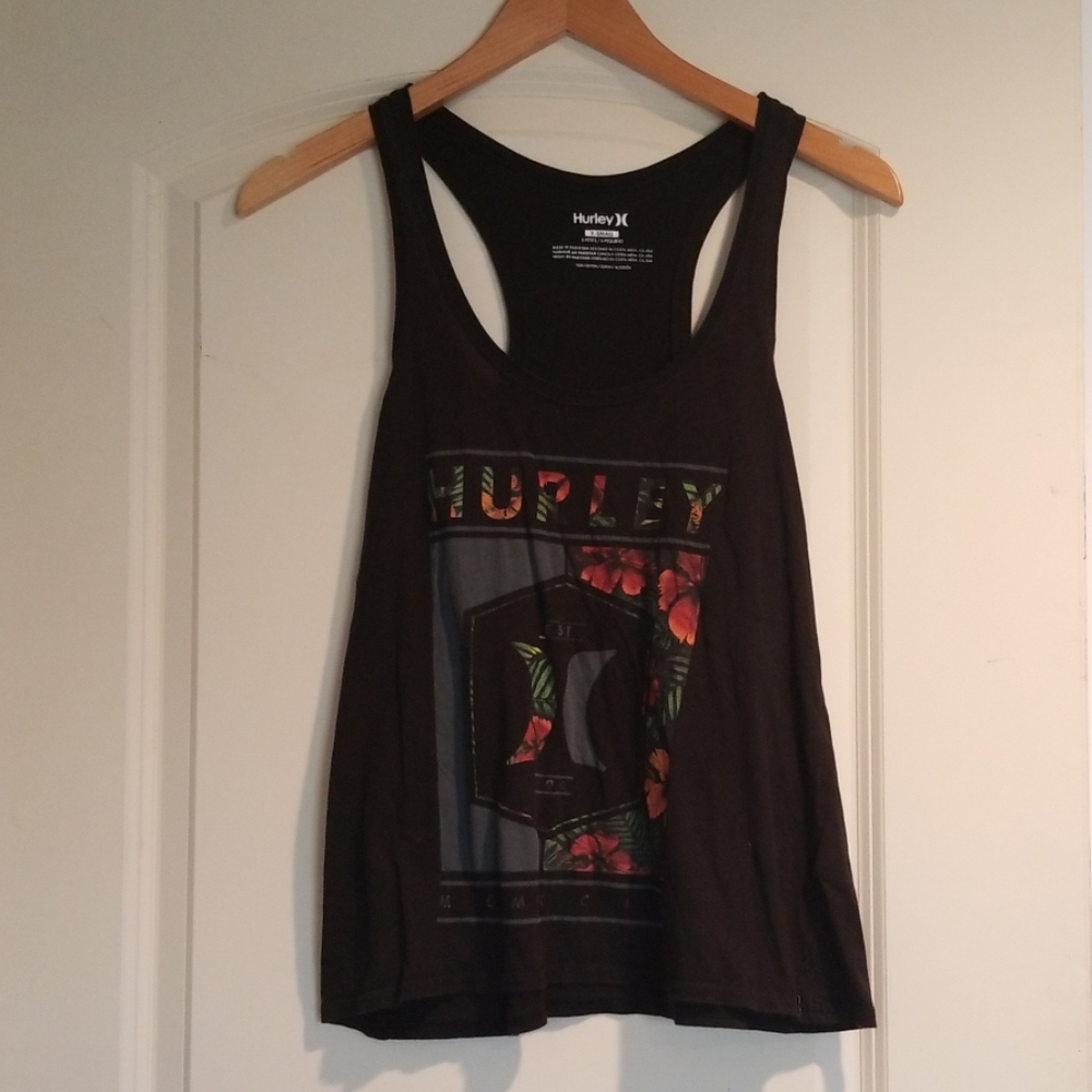 Women's tropical Hurley tank top XS